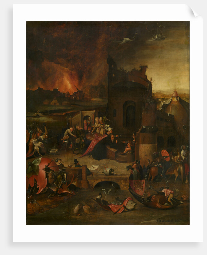 The Temptation of Saint Anthony, 16th century by Hieronymus Bosch