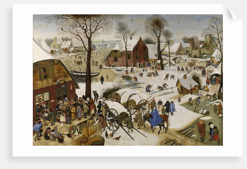 The Census at Bethlehem (The Numbering at Bethlehem), First third of 17th cen by Pieter Brueghel the Younger
