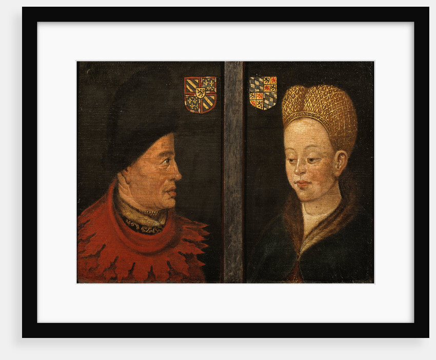 Portraits of of John The Fearless and Margaret of Bavaria, 16th century by Netherlandish master