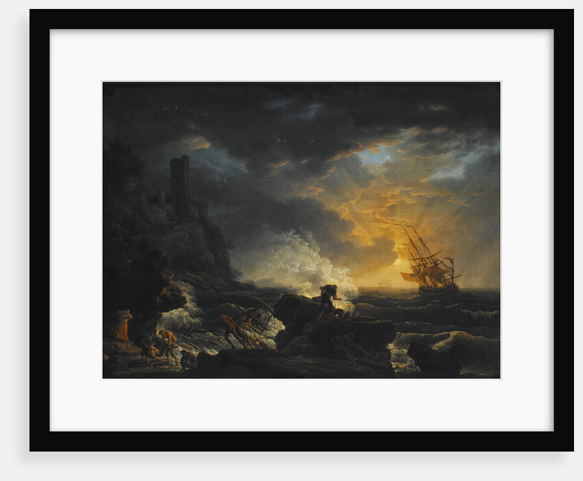 Shipwreck, Second Half of the 18th cen by Claude Joseph Vernet