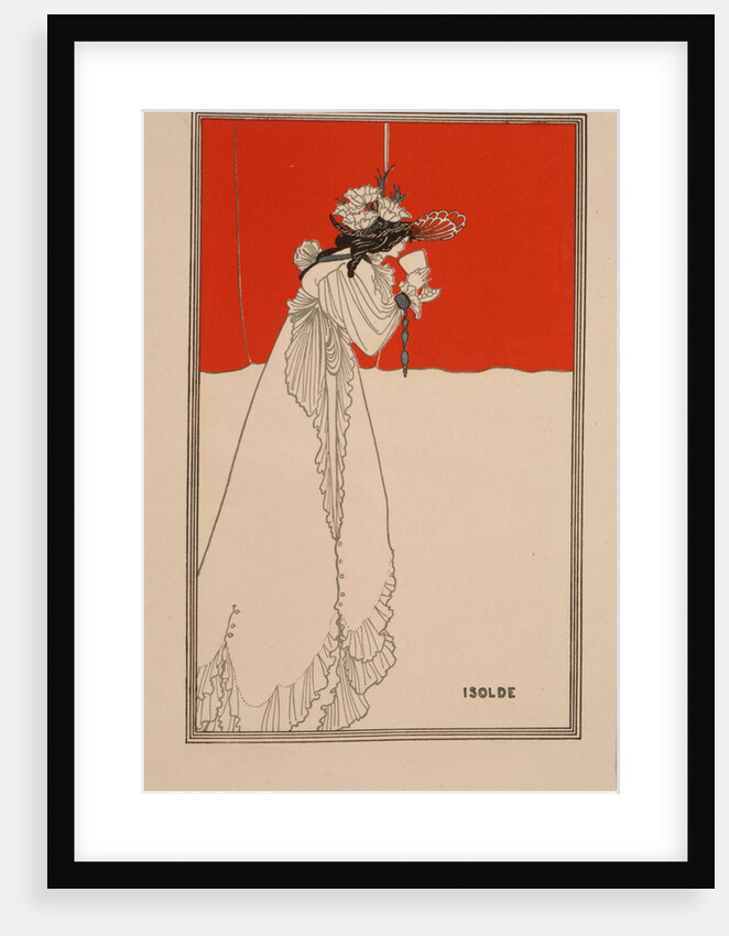 Isolde, 1890s by Aubrey Beardsley
