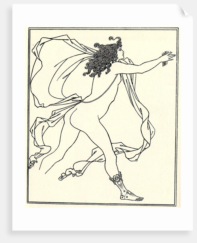 Apollo pursuing Daphne, 1896 by Aubrey Beardsley