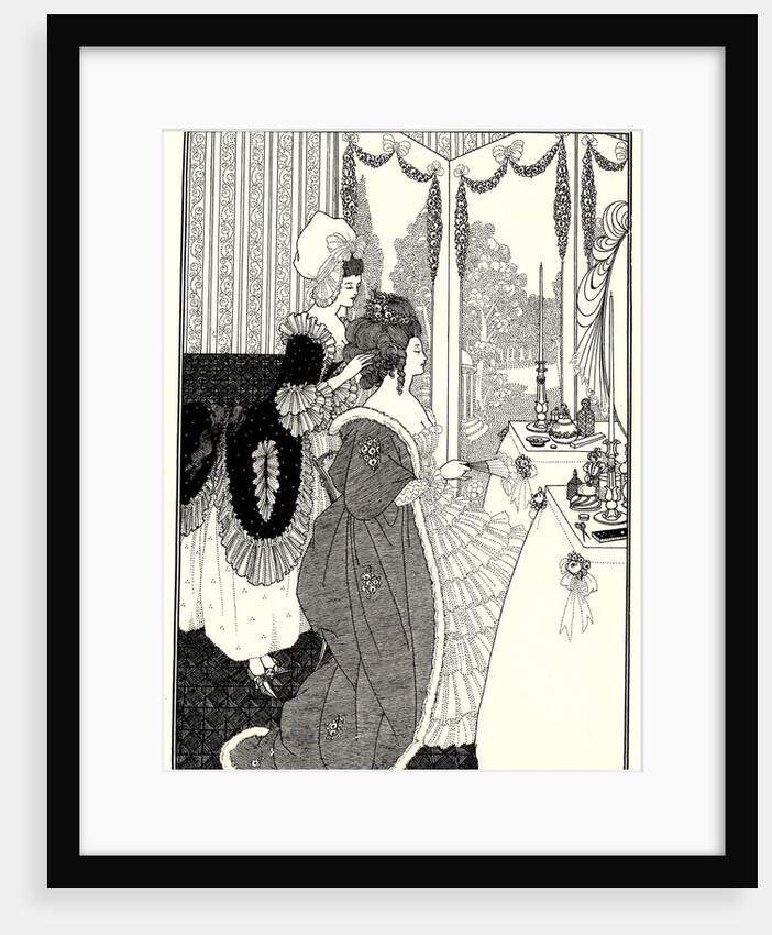 The Toilet (Illustration for The Rape of the Lock by Alexander Pope), 1894 by Aubrey Beardsley