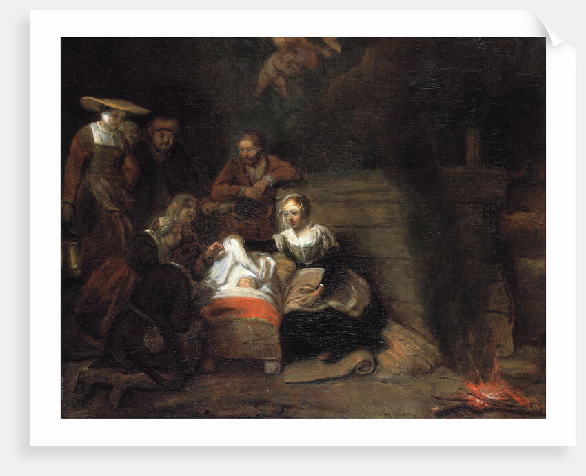 The Adoration of the Christ Child by Samuel Dirksz van Hoogstraten