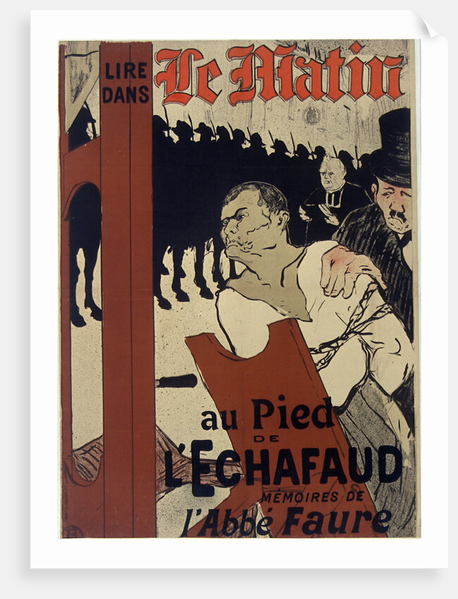 Le Matin: At the Foot of the Scaffold, 1893 by Henri de Toulouse-Lautrec