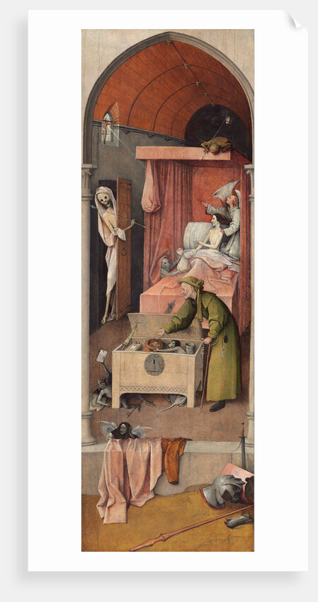 Death and the Miser, ca 1485 by Hieronymus Bosch