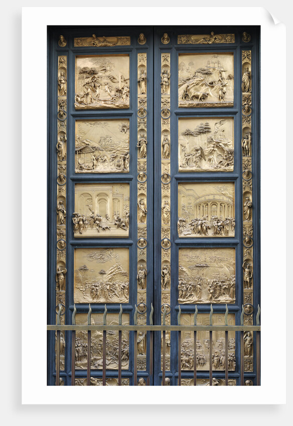The Gates of Paradise in the Florence Baptistry (Copy), 1425-1452 by Lorenzo Ghiberti