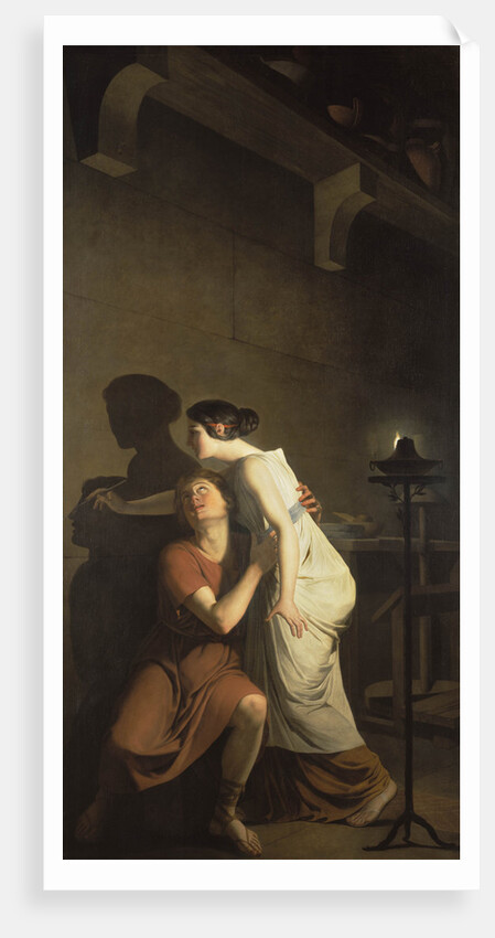 Dibutades, or the Origin of Drawing, 1791 by Joseph-Benoît Suvée