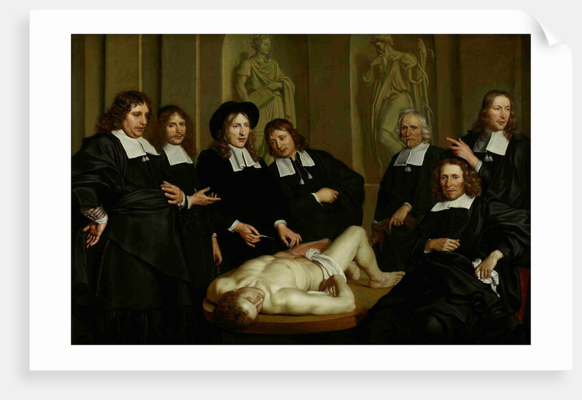 The Anatomy Lesson of Dr. Frederik Ruysch, 1670 by Adriaen Backer