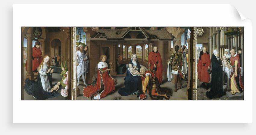 Nativity. The Adoration of the Magi. The Presentation of Jesus at the Temple, 1479-1480 by Hans Memling