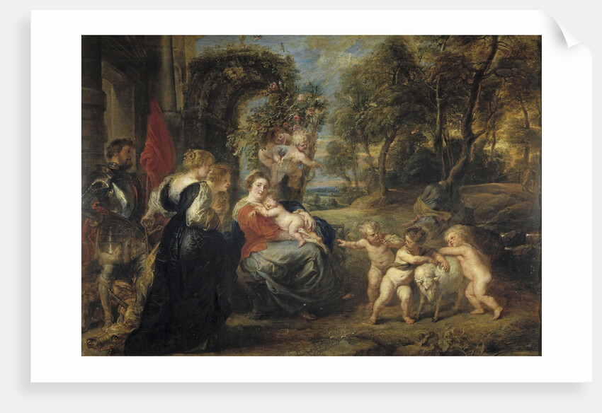 Rest on the Flight into Egypt, with Saints, c. 1635 by Pieter Paul Rubens