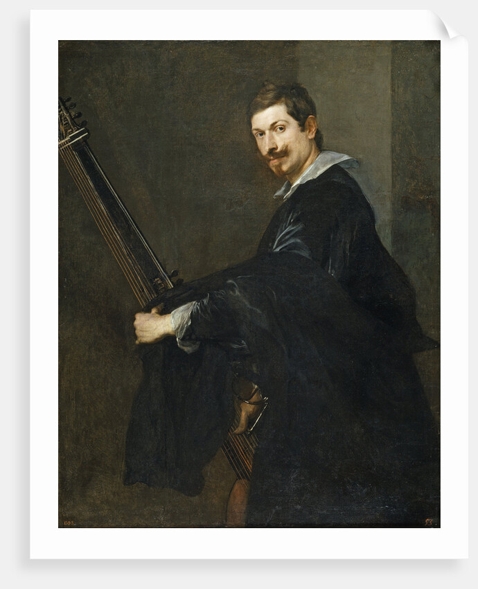 Man with a Lute, Between 1621 and 1630 by Sir Anthony van Dyck