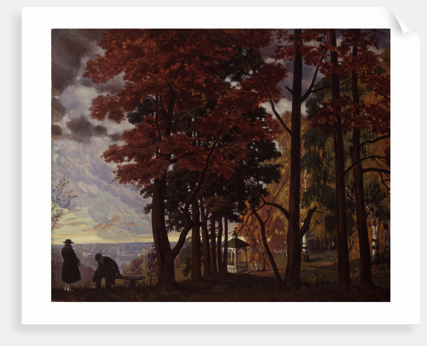 Autumn, 1918 by Boris Michaylovich Kustodiev