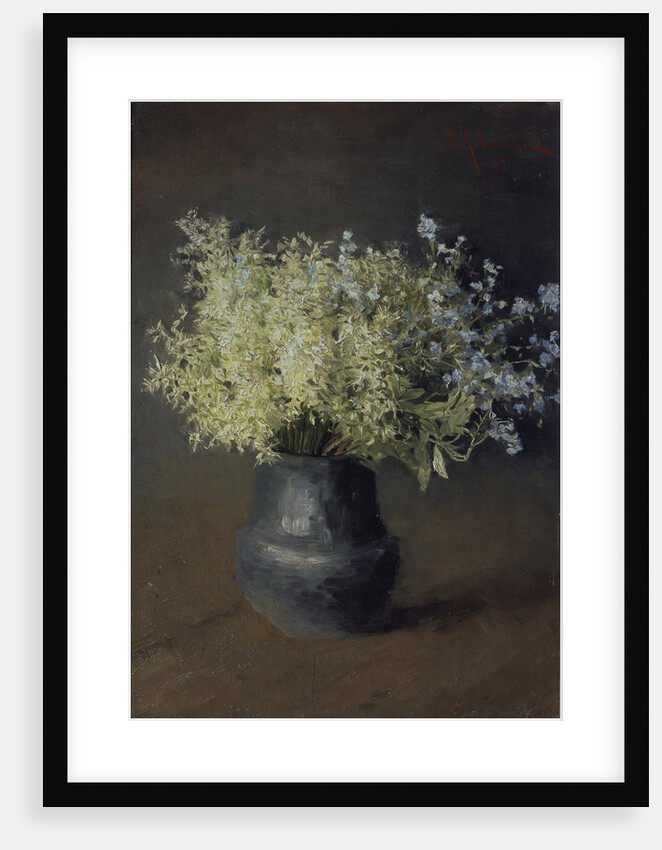 Wild violets and forget-me-nots, 1889 by Isaak Ilyich Levitan