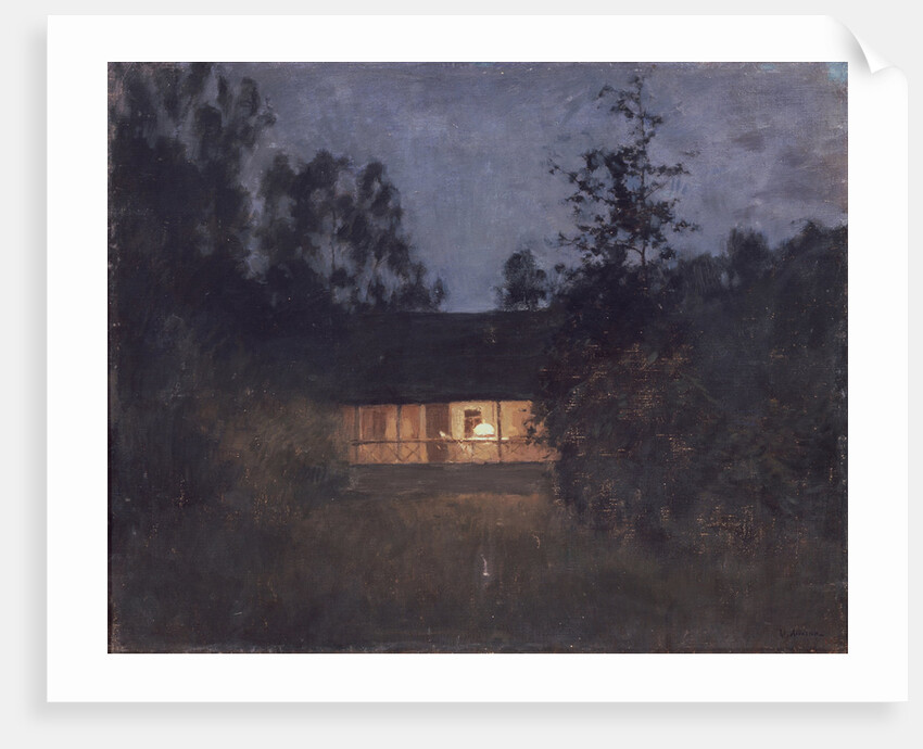 Country house at the twilight, 1890s by Isaak Ilyich Levitan