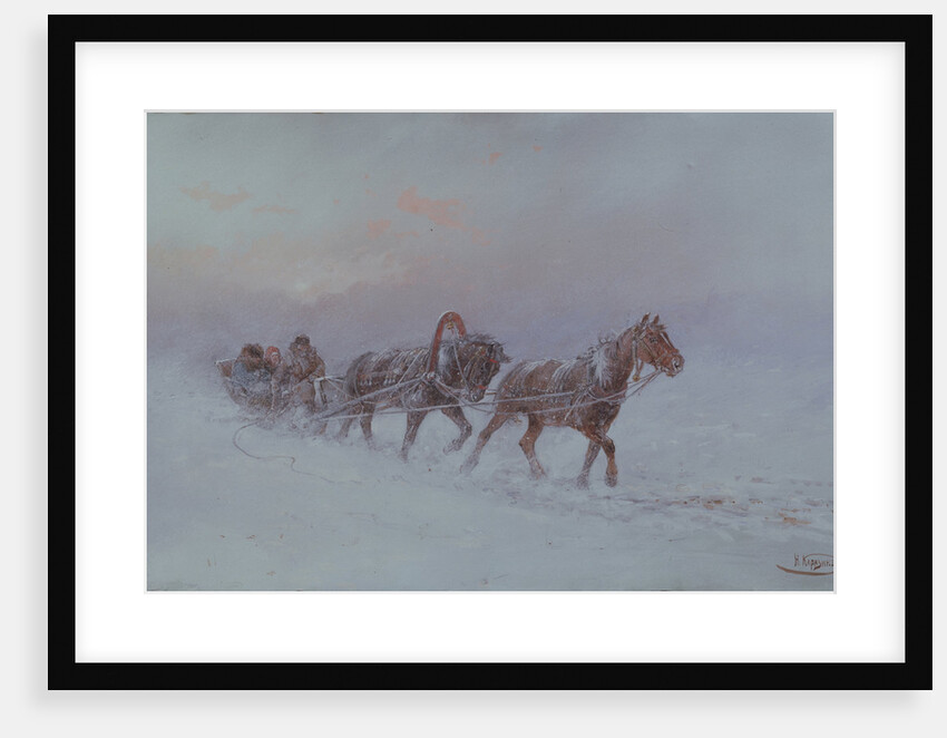 Snowstorm, 1901 by Nikolai Nikolayevich Karasin