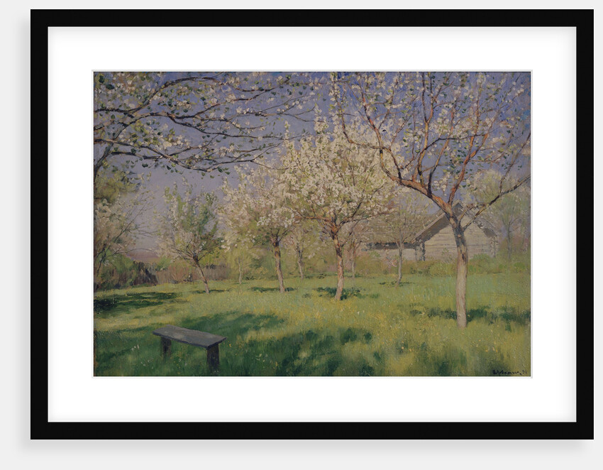 Apple trees blooming, c. 1895 by Isaak Ilyich Levitan