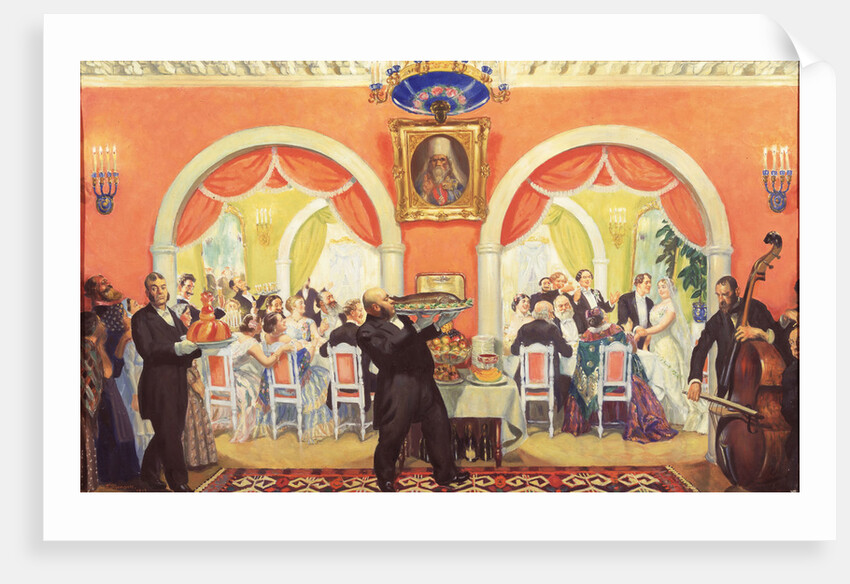 The Wedding Feast, 1917 by Boris Michaylovich Kustodiev