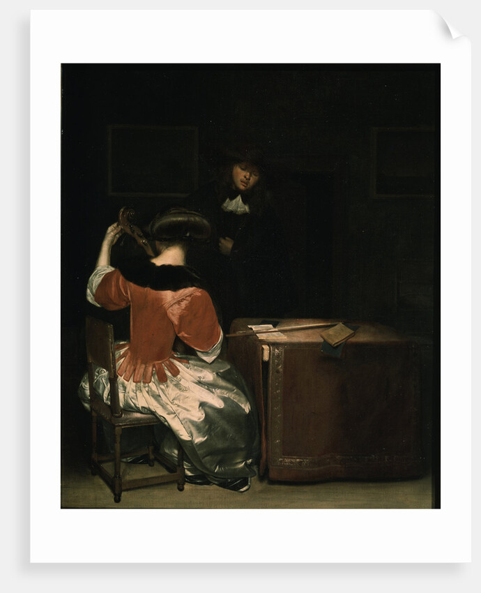 The Music Lesson by Gerard Ter Borch