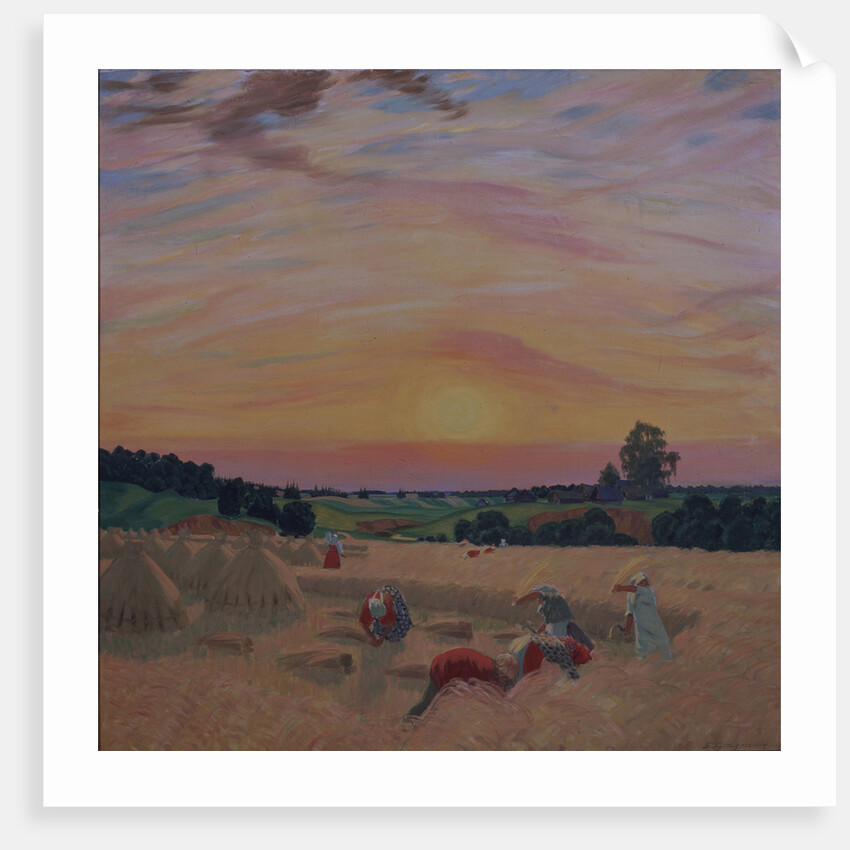The Harvest, 1914 by Boris Michaylovich Kustodiev
