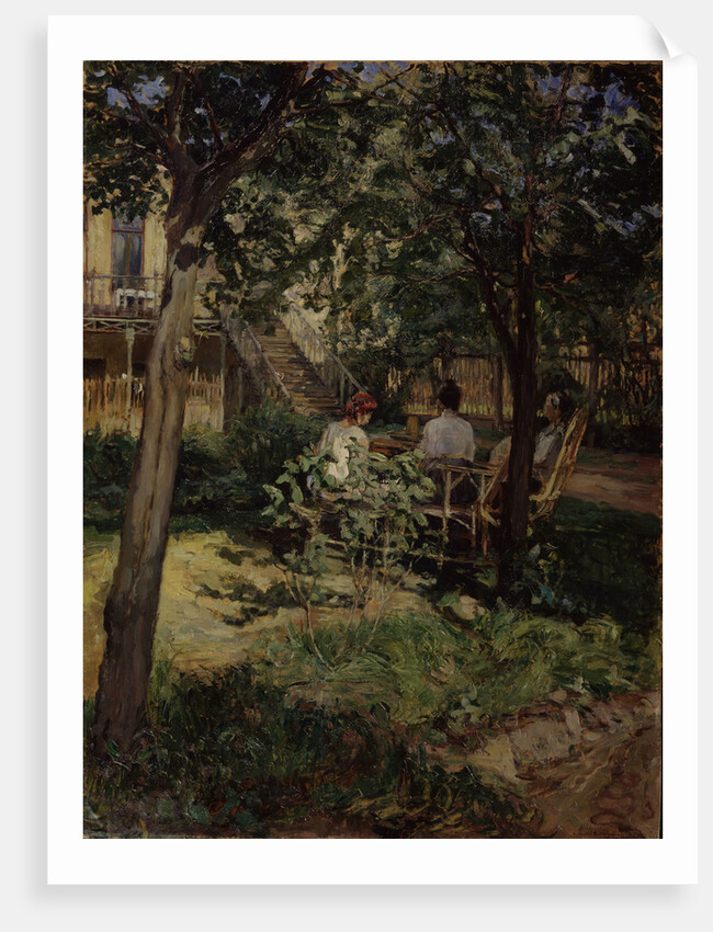 In the Garden, 1910s by Mikhail Anatolyevich Mamontov