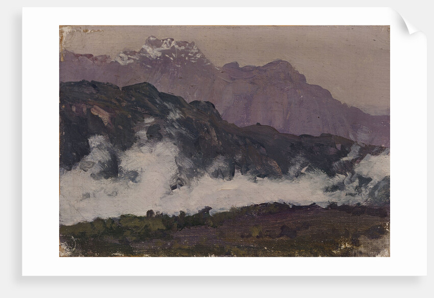 The Alps, 1897 by Isaak Ilyich Levitan