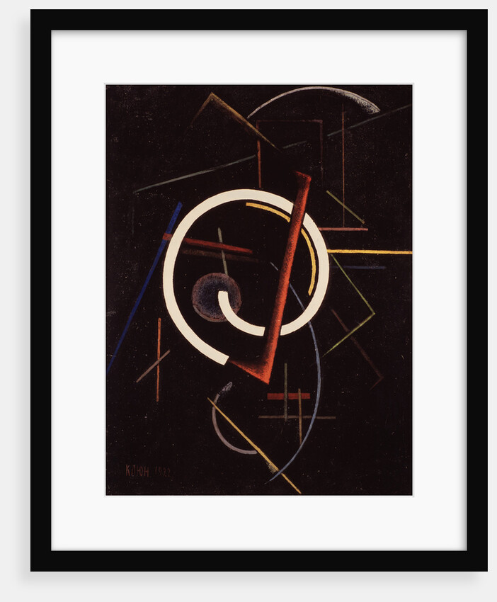 Linear structure, 1922 by Ivan Vassilyevich Klyun