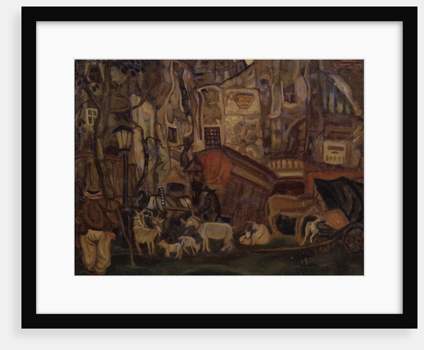 Old Paris, 1913 by Boris Dmitryevich Grigoriev