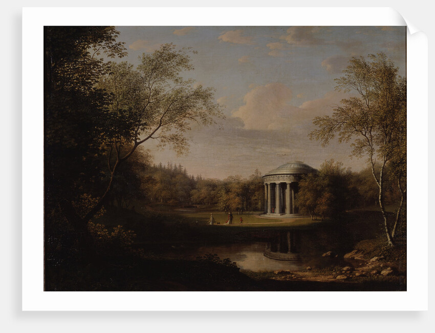 View of the Friendship Temple in Pavlovsk, c. 1800 by Carl Ferdinand von Kügelgen
