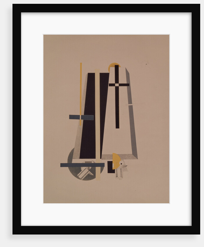 Coffin-makers. Figurine for the opera Victory over the sun by A. Kruchenykh, 1920-1921 by El Lissitzky