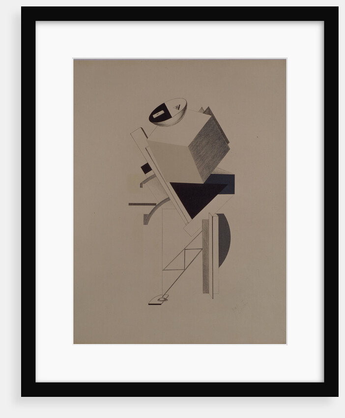 Strong guy. Figurine for the opera Victory over the sun by A. Kruchenykh, 1920-1921 by El Lissitzky