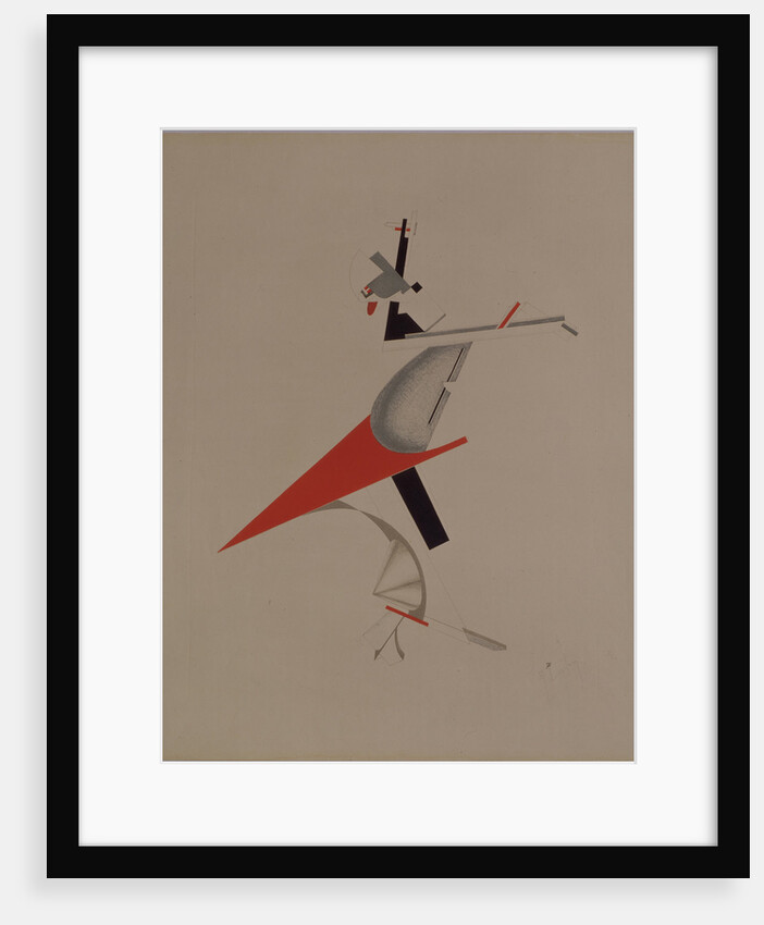 Ruffian. Figurine for the opera Victory over the sun by A. Kruchenykh, 1920-1921 by El Lissitzky