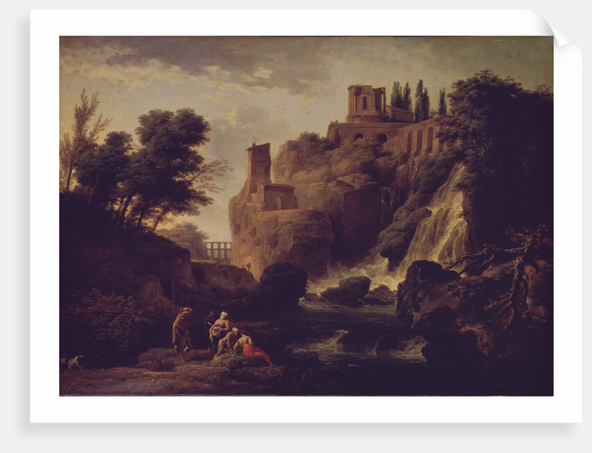 Waterfall in Tivoli, 1747 by Claude Joseph Vernet