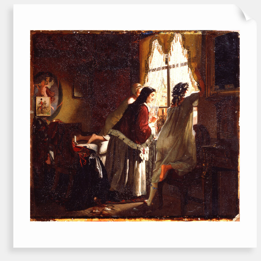 Illustration to the poem The Tambov Treasurers Wife after M. Lermontov, 1862 by Baron Mikhail Petrovich Klodt