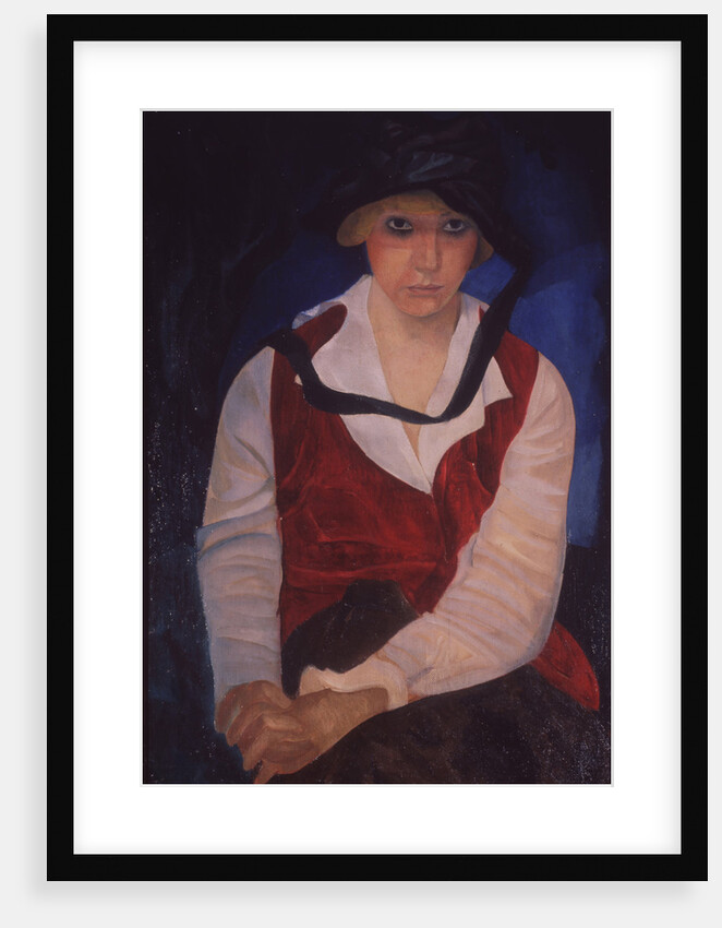 Portrait of the artists wife, 1917 by Boris Dmitryevich Grigoriev