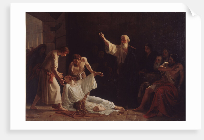 The Punishment of Ananias and Sapphira, 1865 by Alexei Alexeyevich Harlamov
