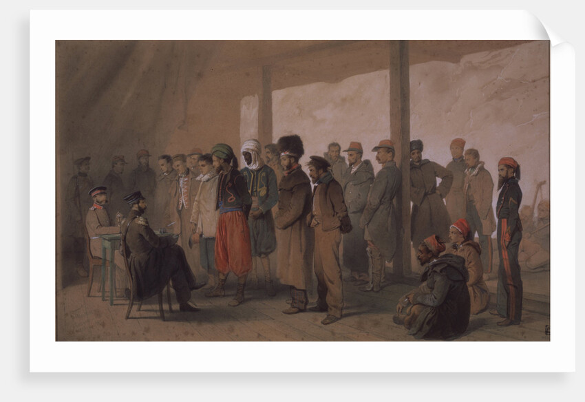 The Interrogation, 1855 by Vasily Timm