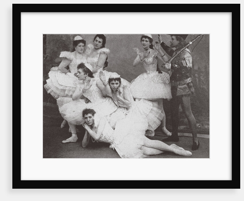 Scene from the Ballet Swan Lake, Mariinsky Theatre. 1895 by Anonymous