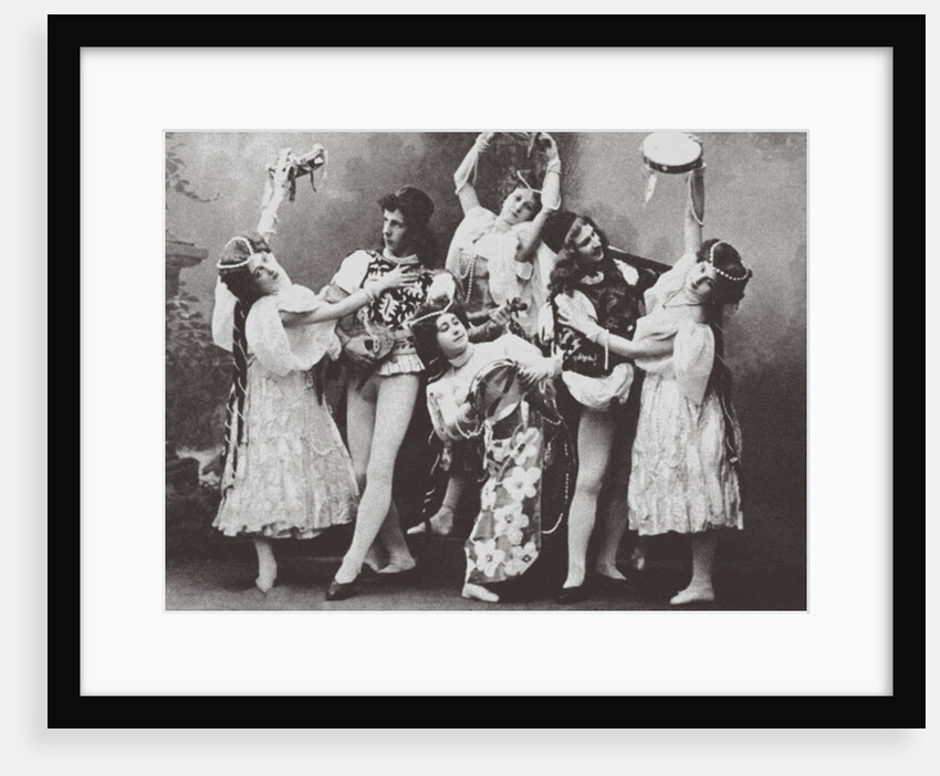 Scene from the Ballet Swan Lake, Mariinsky Theatre. 1895 by Anonymous