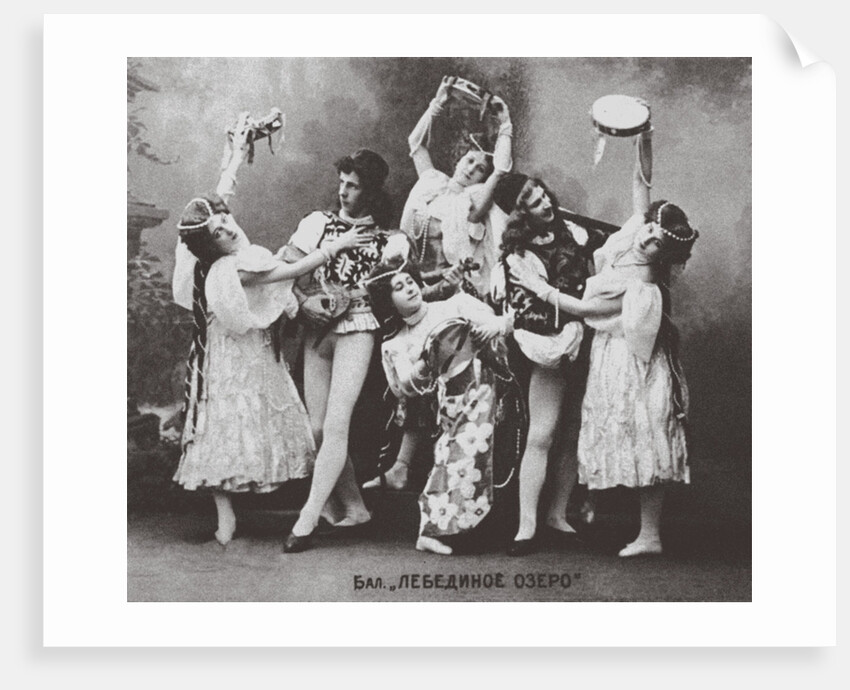 Scene from the Ballet Swan Lake, Mariinsky Theatre. 1895 by Anonymous