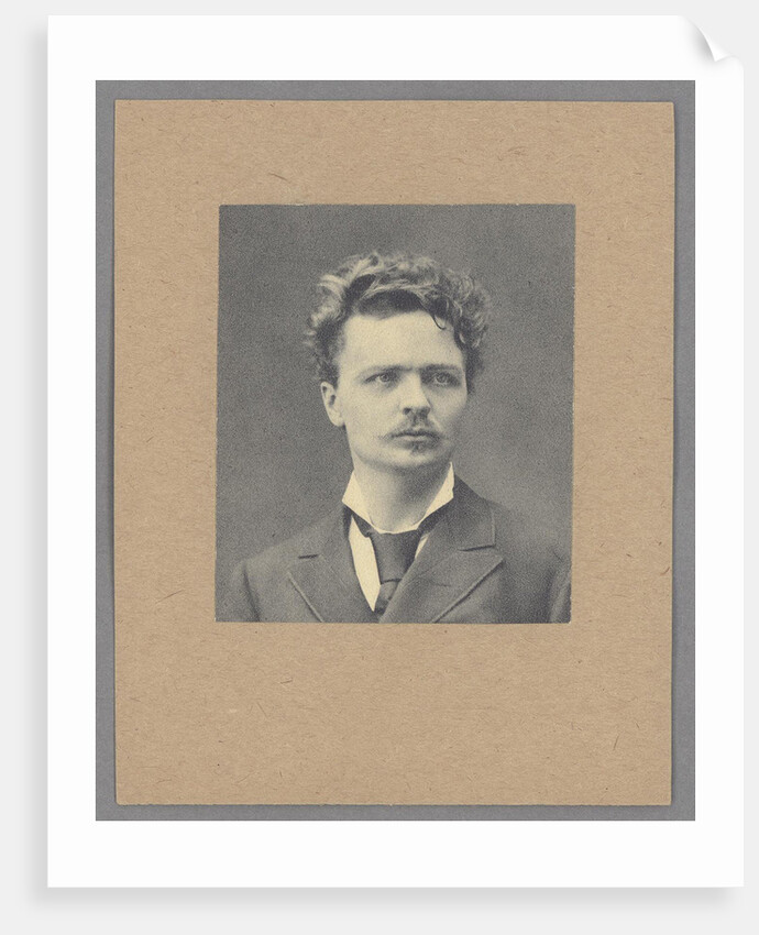 August Strindberg by August Josef Robert Roesler