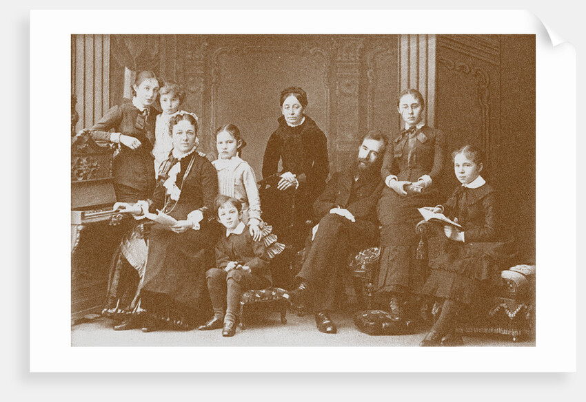 The Family of the collector, patron and founder of the gallery Pavel Tretyakov by Anonymous