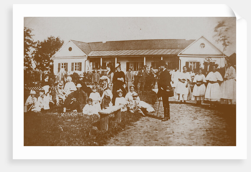 Pyotr I. Tchaikovsky with the Davydov Family in the Kamenka Estate by Anonymous