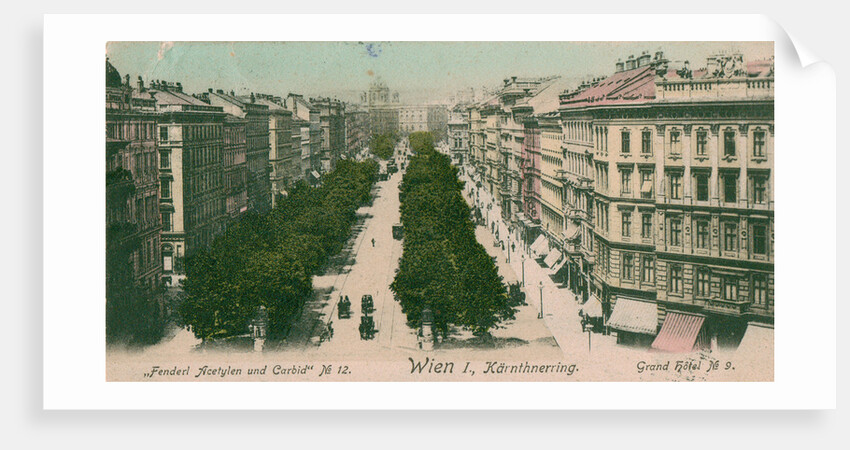 Ringstraße (Kärntner Ring), Vienna by Anonymous