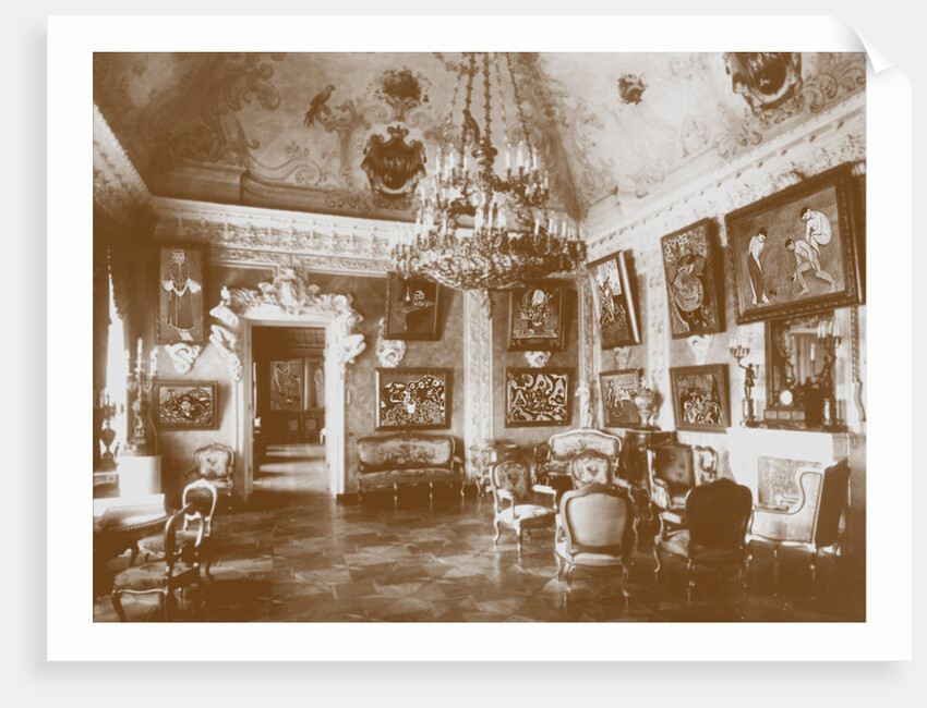 Pink dining room (known as the Matisse Room) in Shchukins house by Anonymous