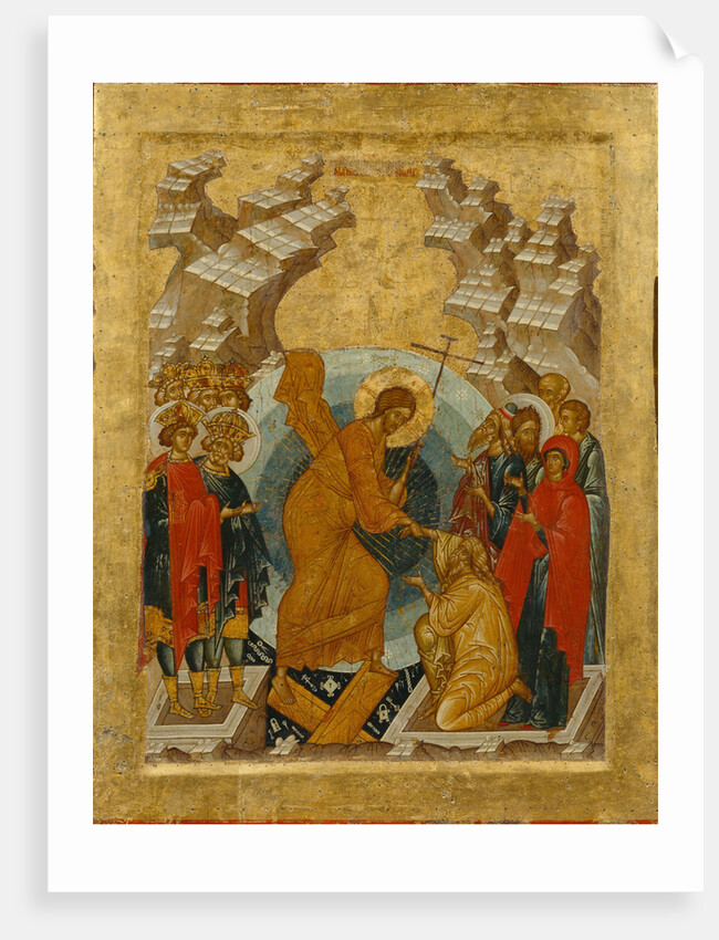 The Descent into Hell by Russian icon