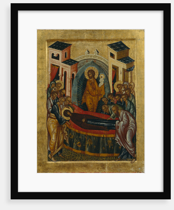 The Dormition of the Virgin by Russian icon