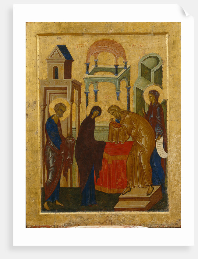 The Presentation of the Virgin Mary by Russian icon