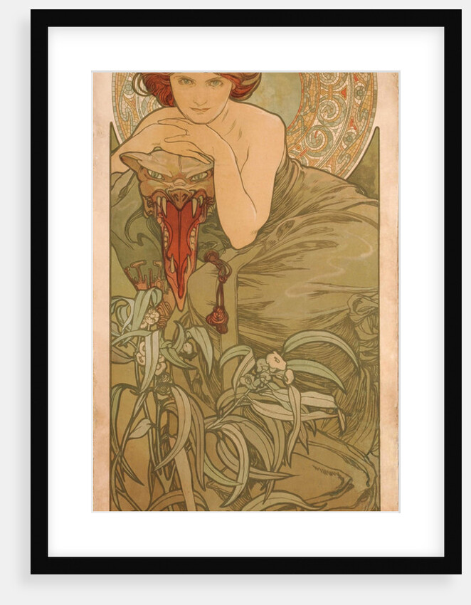 Emerald by Alfons Marie Mucha