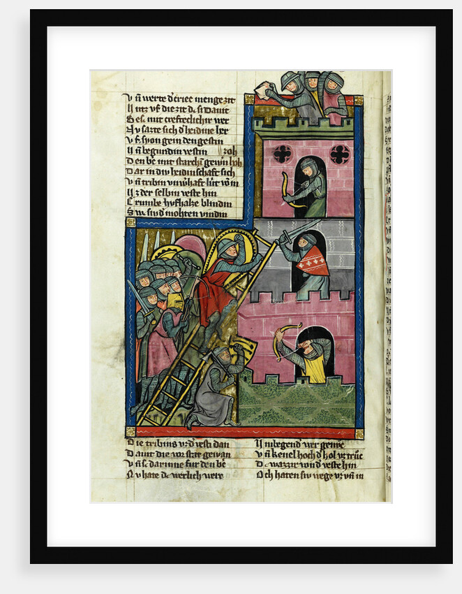 Taking a Castle in Jerusalem by Master of the Chronicle of the World